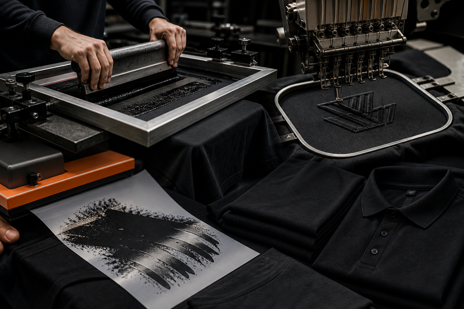 BLAXE quality printing and embroidery finishing